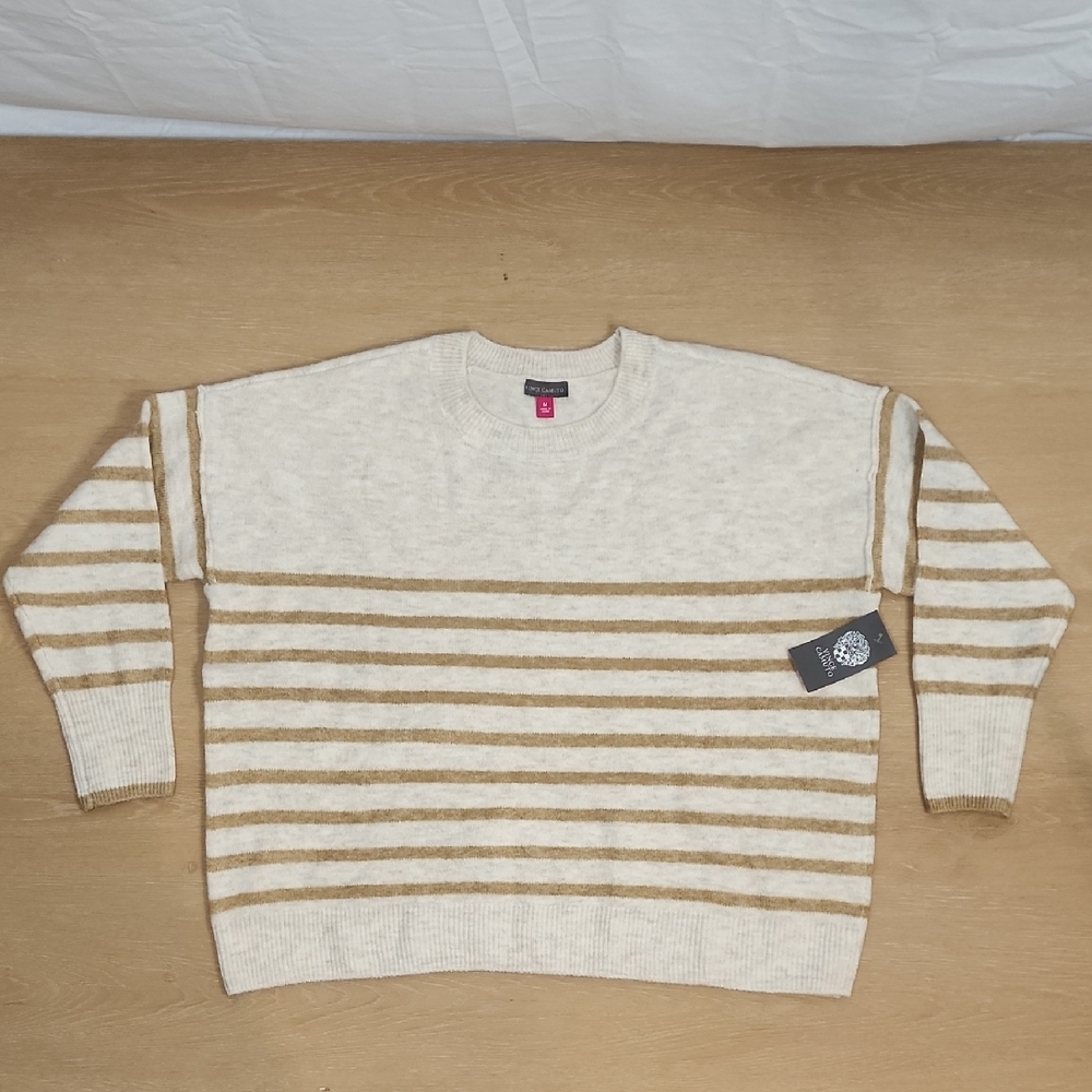 Vince Camuto Striped Sweater Womens Size Medium